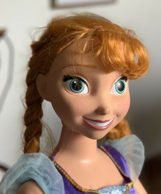 Disney Frozen Princess Anna 38 " My Size Dolls - Jakks Pacific 2014 Ana W/shoes
