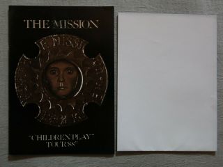 The Mission Children Play Tour 1988 Uk/european Tour Programme,  Poster Insert