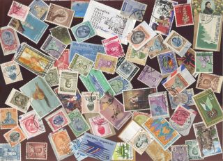 Thailand And Hong Kong Postage Stamps 200 Different On/off Paper [sta3084]
