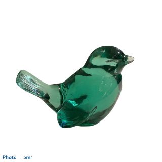 Fenton Art Glass Fern Green Song Bird