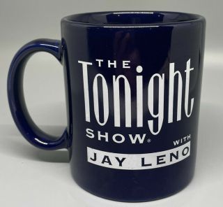 The Tonight Show With Jay Leno Guest One Dark Blue Coffee Mug