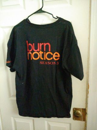 Xl Burn Notice Season 3 Film Crew Shirt Unique Producers Service
