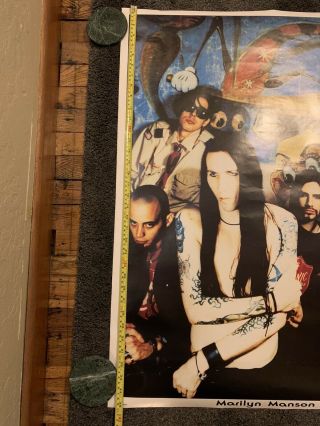 Marilyn Manson vintage UK poster early/mid 90 ' s 3