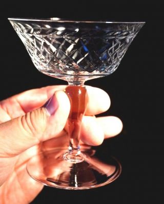 Cut Crystal Champagne Glass