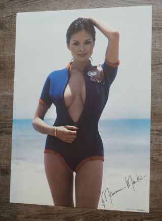 1981 Marianne Marks Pro Arts Pin Up Poster 20 " X 28 "