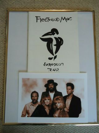 Fleetwood Mac Tour Programme 1987 Tour,  2 Rare Photo Images 3 Collectible Gems