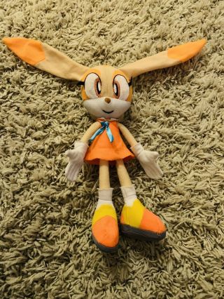 Rare Kellytoy Cream The Rabbit Sonic The Hedgehog Plush 9”