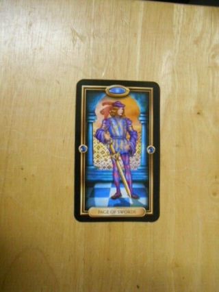 Supernatural Television Series Prop - Page Of Swords Tarot Card