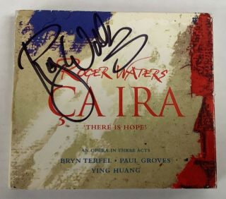 Roger Waters “ca Ira” 2xcd,  Dvd Autographed Pink Floyd The Wall