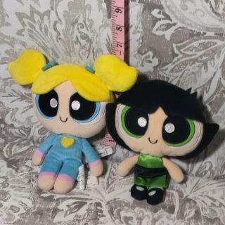Spinmaster The Powerpuff Girls Bubbles In Pajamas Buttercup Plush