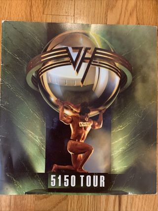 Eddie Van Halen 5150 World Tour Concert Program Book