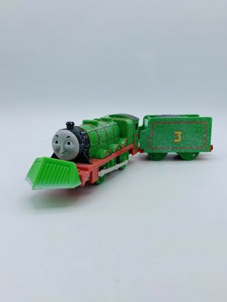 Thomas Train Trackmaster Motorized Snow Clearing Henry Plow W/ Tender