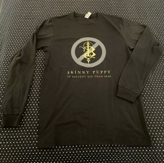Skinny Puppy T - Shirt From The 2009 In Solvent See Tour Long Sleeve M