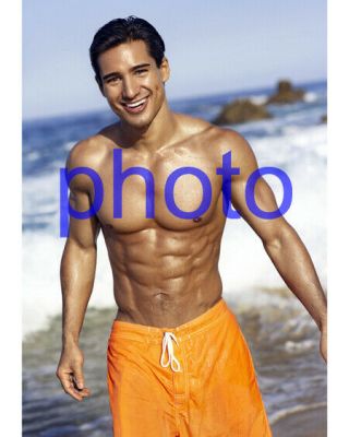 Mario Lopez 221,  Barechested,  Shirtless,  Beefcake,  Saved By The Bell,  8x10 Photo