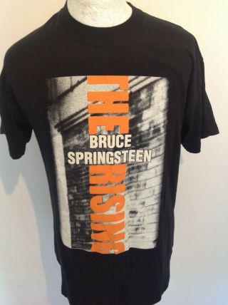 Bruce Springsteen The Rising Vintage Tour T Shirt Large