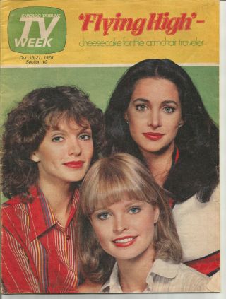 1978 Chicago Tribune Tv Week Flying High Connie Selleca Pat Klous Kathie Witt