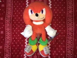 Official Sega Prize Europe 15” Knuckles Sonic Plush Toy Doll Uk