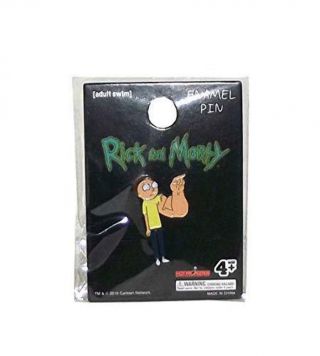 Adult Swim Rick And Morty Enamel Pin (morty With Possessed Arm)