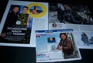 Kit Harington Game Of Thrones Cast 31 Pc German Clippings Full Pages Poster
