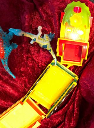 Jim Henson/Tomy Dinosaur Train Set with Lights.  7 Dinos ' and 6 trains. 2