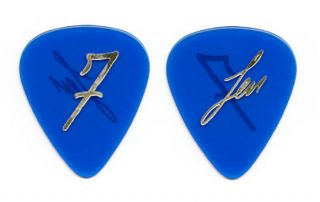 Prince Levi Seacer Signature Clear Blue Guitar Pick - 1991 Tour