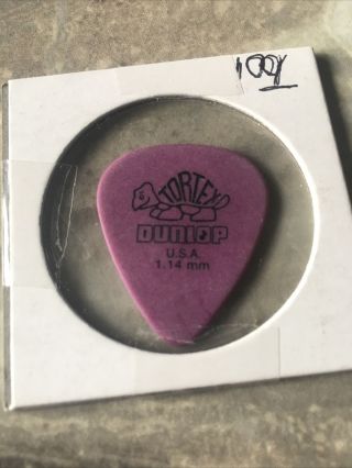 Tool Justin Chancellor Guitar Pick Stage