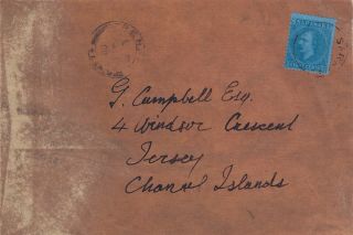 Sarawak 1900 Cover To Jersey Channel Islands - Very Scarce
