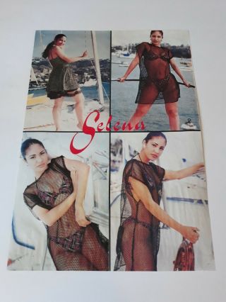Rare Selena Quintanilla 1995 Mexican Import Vintage Mini (bikini) Poster
