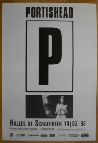 Portishead Concert Poster 