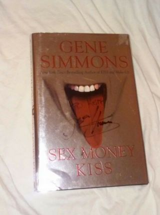 Kiss Book Gene Simmons Sex Money Kiss Signed