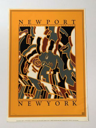 1979 Newport Jazz Festival Poster,  Limited Edition Silkscreen,  Hand Numbered