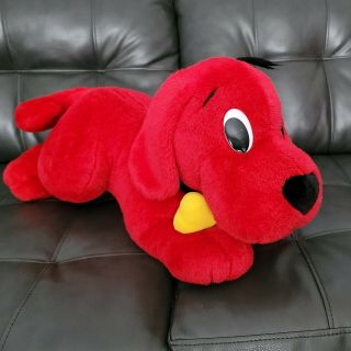 Rare 2000 Clifford The Big Red Dog Plush Jumbo Large Stuffed 24 " By Scholastic