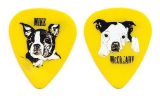 Pearl Jam Mike Mccready 2 Dogs Yellow Guitar Pick - 2009 - 2010 Backspacer Tour