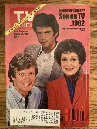 Boston“falcon Crest " Jane Wyman,  Billy Moses & Lorenzo Lamas - 1982tv Guide