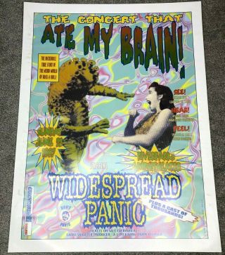 1997 Widespread Panic Concert Poster Riverparks Amphitheater Rare Rock N Roll
