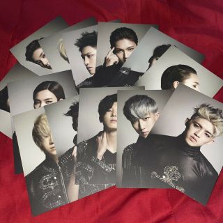 Seventeen 17 Carat Album Official Postcard Set Of 13 Black Ver.  Kpop