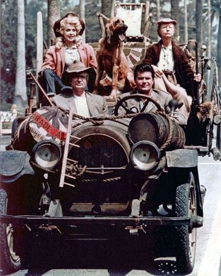 The Cast Of The Beverly Hillbillies,  8x10 Color Photo