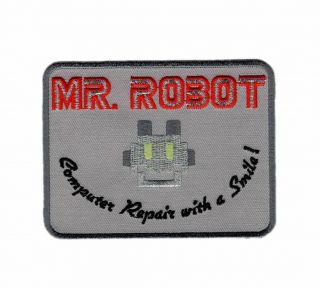 Mr Robot Fsociety Tv Show Acu Embroidered Iron On Patch