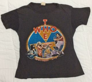 1979 The Who Concert T Shirt - Nyc Madison Square Garden - Large - From Estate