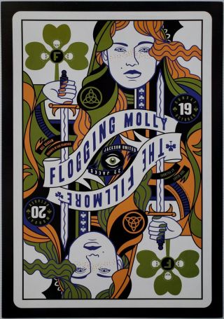 Flogging Molly Concert Poster 2008 F - 975 Fillmore