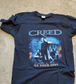 Creed Concert T Shirt 2009 - Large