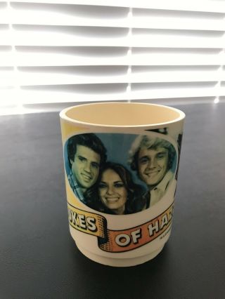 Vintage 1981 Deka Usa Made Dukes Of Hazzard Plastic Mug Cup