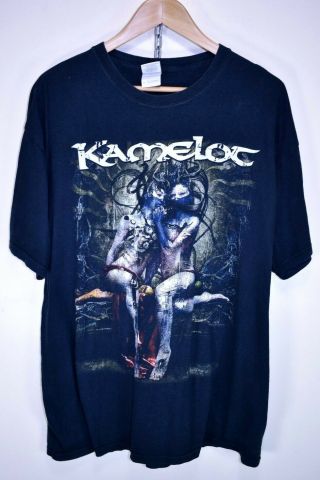 Kamelot Vintage T - Shirt 2011 European Tour Concert Album Power Metal Band Xl