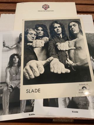 Slade Press Kit Promo Glossy Photo Rare