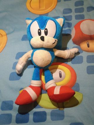 Rare Jazwares Classic Sonic The Hedgehog Plush Toy Doll 7 " 20th Anniversary Sega