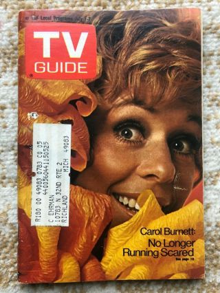 Vintage Tv Guide July 1 - 7 1972 Carol Burnett Vol 20 27