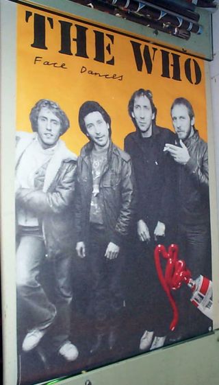 The Who 1981 Lp Vintage Group Wb Promo Poster