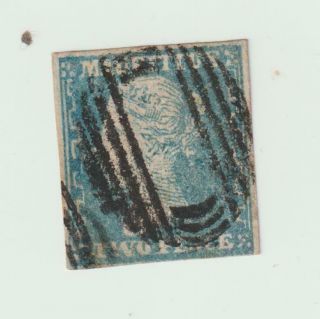 Mauritius 1859 2d Blue Stamp Dardenne