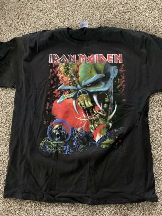 Iron Maiden Final Frontier Official Tour Shirt