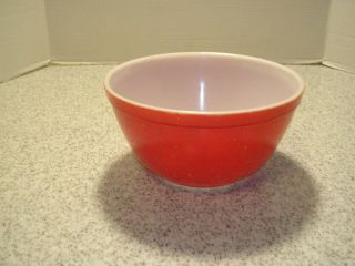 Vintage Pyrex Red Primary Colors 1 1/2 Qt Mixing/Nesting Bowl 402 USA 3